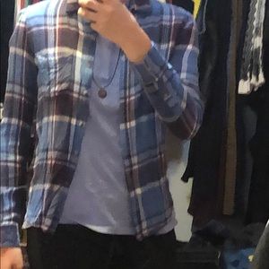 Blue/purple light Flannel